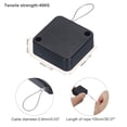 thumbnail image 2 of Unique Bargains Punch Free Automatic Sensor Door Closer ABS Closer with Steel Wire 400G Black 2 Set, 2 of 6
