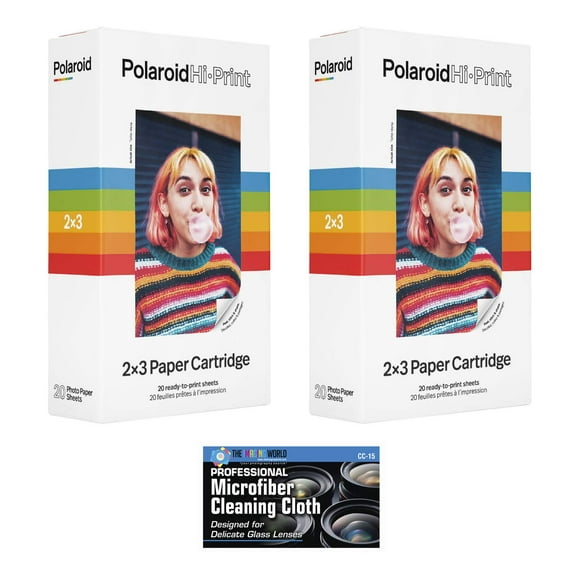 Cartuchos de papel Polaroid Hi-Print 2x3 para impresora de bolsillo