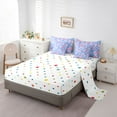 thumbnail image 5 of Homewish Xmas Snowman Snowflake Twin Bedding Sets 7-Piece for Children Boys Girls,Merry Christmas Bedding Comforter Set Microfiber,Happy New Year Breathable Sheet Sets,Microfiber Bedroom Decor, 5 of 8