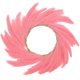 thumbnail image 1 of Garland Decor Faux Pampas Wreaths Artificial Flower Wreaths Homeowners Business Owners 56x56cm Pink 1Pcs, 1 of 5