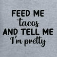 thumbnail image 2 of Wild Bobby, Black Feed Me Tacos And Tell Me I'm Pretty Cinco de Drinco Cinco De Mayo Unisex Hoodie Sweatshirt, Heather Grey, Medium, 2 of 5