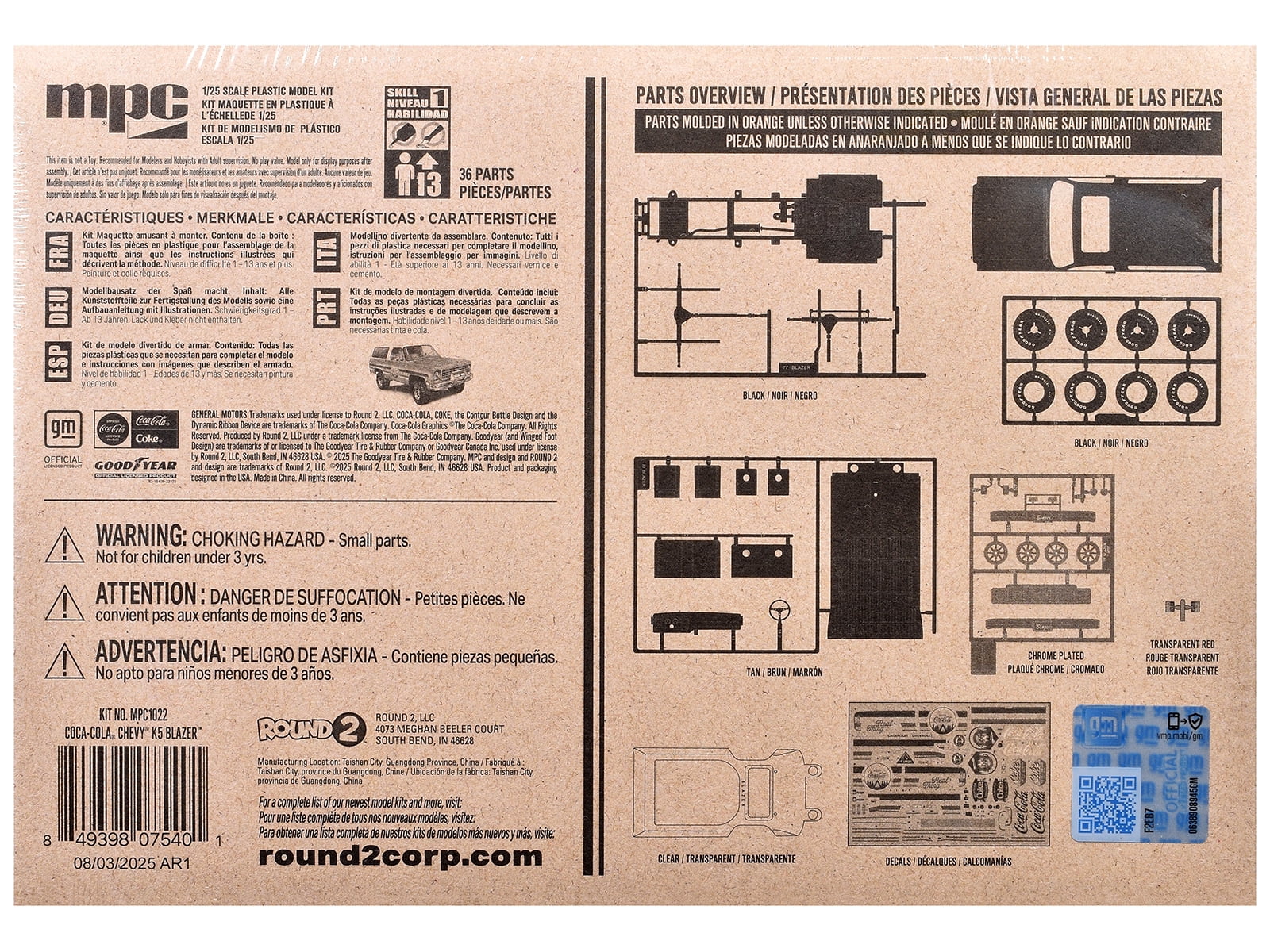 Chevy K5 Blazer Super Snap MPC Coke Model Kit