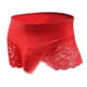 thumbnail image 5 of Men s Sexy Boxer Low Waist Boxer Cotton Lace Boxer Briefs, 5 of 5