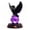 Raven, variant on Halloween Raven Crystal Ball Night Light with Owl Witch Hat, Gothic Raven Lamp with Glowing Ball for Desktop Mantel, Spooky Decor for Home Party Shelf Display, 5.9 Inch