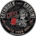 thumbnail image 1 of Gothrider Gasoline Coffee Bumper Sticker, 1 of 1