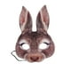 thumbnail image 4 of Máscara de conejo de media cara para Halloween y Pascua, ideal para cosplay, disfraces creativos y accesorios. gris, 4 of 9