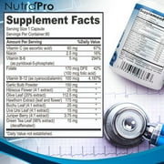 Blood Pressure Supplements – Healthy Heart, Cholesterol Level, Blood Pressure Support by NutraPro
