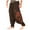 Brown, variant on HomeGardon Mens Pants Man Loose Casual Elastic-Waist Drawstring Low-Crotch Yoga Full Length Pants,S-XXXL