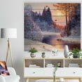 thumbnail image 3 of Design Art - Christmas forest with river, 3 of 5