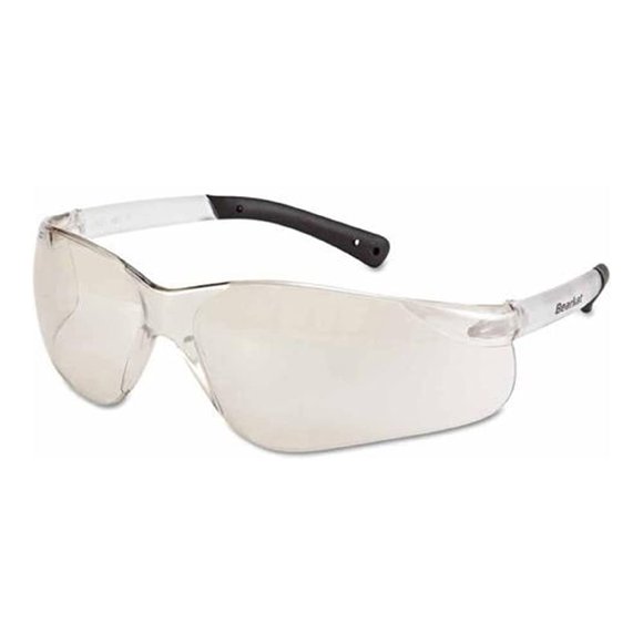 Crews Glasses 135-BK110 BearKat Verre de Sécurité avec Tige Transparente, Lentille Transparente