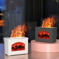 thumbnail image 5 of Humidificateur à Brume 270ml Design de Cheminée Simulée Protection contre le Feu Diffuseur pour Maison Noir, 5 of 5