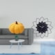 thumbnail image 2 of Ideas de decoración para dormitorio y cafetería: Cojín de sofá de peluche con forma de calabaza de Halloween y reloj acrílico con forma de flor., 2 of 8