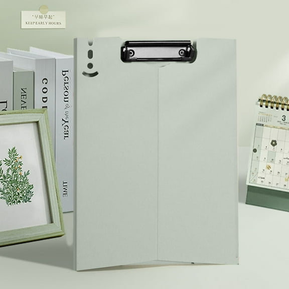 Clearance Office cabinet under $5,Ile Clip Board File Folder Document Holder Large Capacity A4 File Organizer Smooth Edge Portable Supplies 1PC