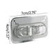 thumbnail image 2 of Organizador de cables 4pc Cable Manager - Clips de plástico 7x4cm para escritorio, televisor, almacenamiento de cables de ordenador y teléfono - Abrazaderas de enrutamiento de cables de 4, 2 of 2