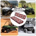thumbnail image 4 of Yuyamidu Red Camo UTV Seat Cover Full Protection Mule Bench Seat Cover Camouflage UTV Accessories Elastic Fabrics Compatible with Kawasaki Mule 3000 3010 3020, 4 of 7
