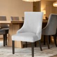 thumbnail image 2 of SUYOLL Wingback Dining Chair Slipcover Stretch Velvet Chair Seat Protector Cover For Kitchen Dining Room Living Room Office Good Gift, 2 of 5