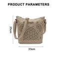 thumbnail image 2 of Bolso bandolera elegante para mujer, tipo cubo de PU, 2 of 6