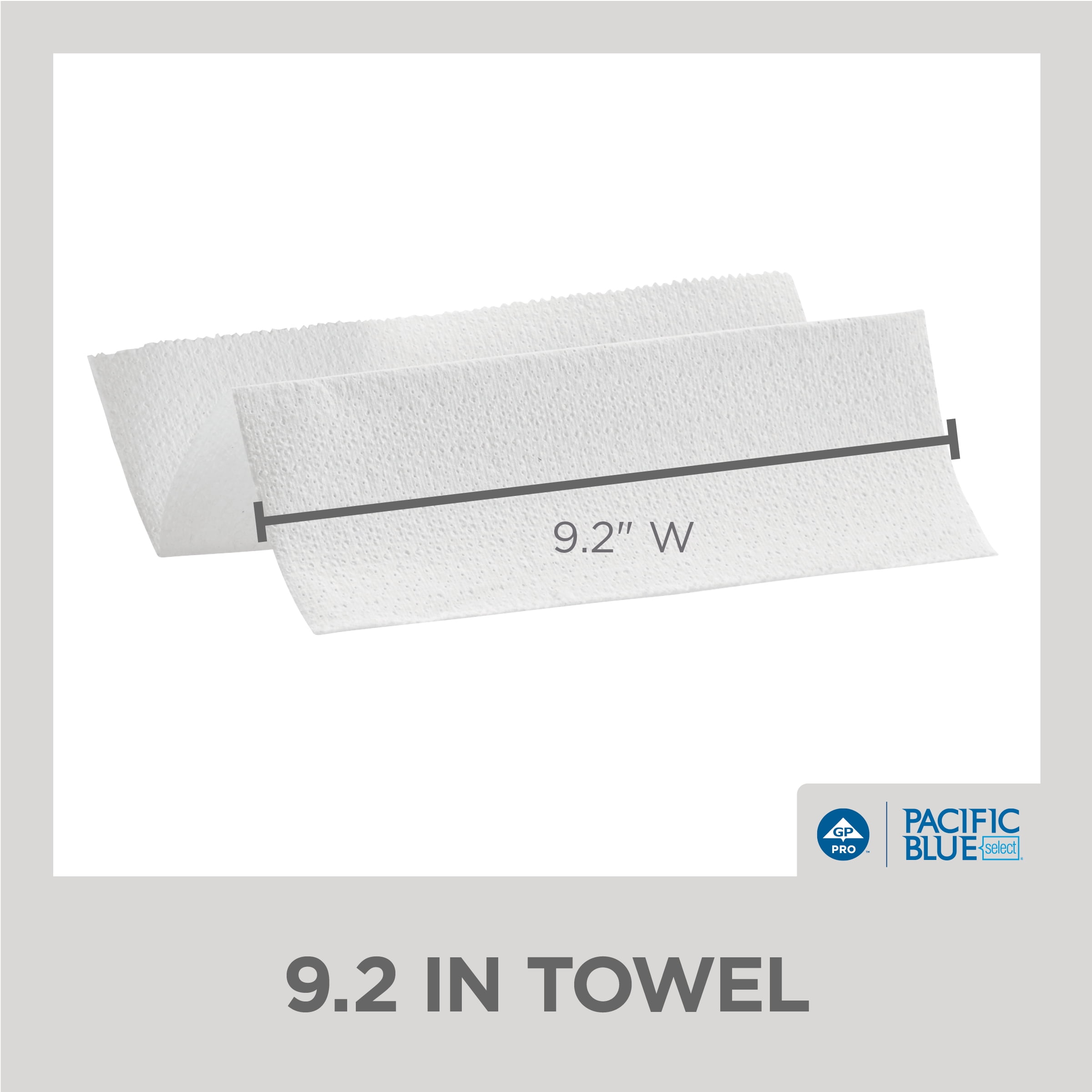 Pacific Blue Select® Multifold Premium 2-Ply C-Fold Paper Towels by GP PRO (Georgia-Pacific), White, 2,000 Towels Per Case