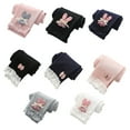 thumbnail image 2 of Infant Toddler Baby Girls Bunny Slim Legging Pencil Pants Thin Knit Trouser Clothes, 2 of 8