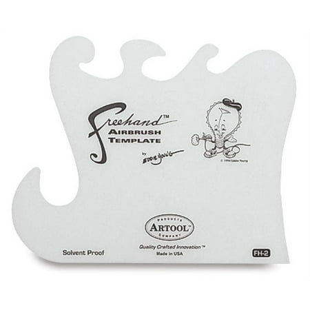 UPC: 0758240003120 | Artool Freehand Essential Seven Airbrush Template – FH-2