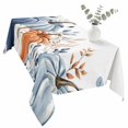 thumbnail image 2 of Thanksgiving Fall Table Cloth Waterproof Tablecloths, Blue White Pumpkin Eucalyptus Autumn Tablecloth Dining Table Cover for Kitchen Party Tabletop Outdoor, Rectangle Tablecloth 54x108 Inch, 2 of 9