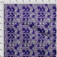 thumbnail image 3 of oneOone Georgette Viscose Dark Purple Fabric Animal Skin Diy Clothing Quilting Fabric Print Fabric By Yard 42 Inch Wide-KLA, 3 of 4