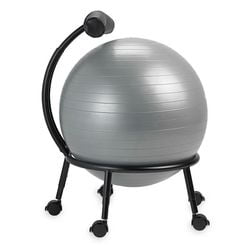 Gaiam Balance Ball Chair Custom Fit Adjustable for Office or Home 