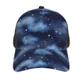 thumbnail image 2 of Picia Starry Sky Pattern Trucker Hat,Baseball Cap,Sun Protection Cap,Stylish Headwear,Leisure Cap,Outdoor Sports Cap, 2 of 7