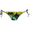 thumbnail image 1 of Aeropostale Mujeres Tops & Bottoms Mix N Match Bikini, Amarillo, X-Large, 1 of 1