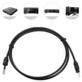 thumbnail image 1 of 2X 1M 3Ft Toslink A Mini Plug 3.5mm Cable de Audio óPtico Digital SPDIF Chapado en Oro, 1 of 5