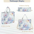 thumbnail image 6 of FORMRS Womens Corduroy Tote Bag Crossbody Shoulder Handbag with Pocket, Pastel Flower Pattern, 6 of 7