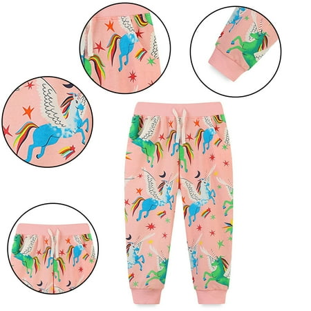 

KYAIGUO Toddler Boys Girls Sweatpants Active Joggers 2-7 Years Casual Active Playwear Sweats Pants