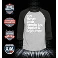 thumbnail image 2 of Shop4Ever Men's Inspirational Black Women Leaders Raglan Baseball Shirt X-Large Heather Grey/Black, 2 of 4
