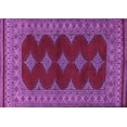 thumbnail image 1 of Ahgly Company Indoor Rectangle Persian Purple Traditional Area Rugs, 7' x 9', 1 of 4