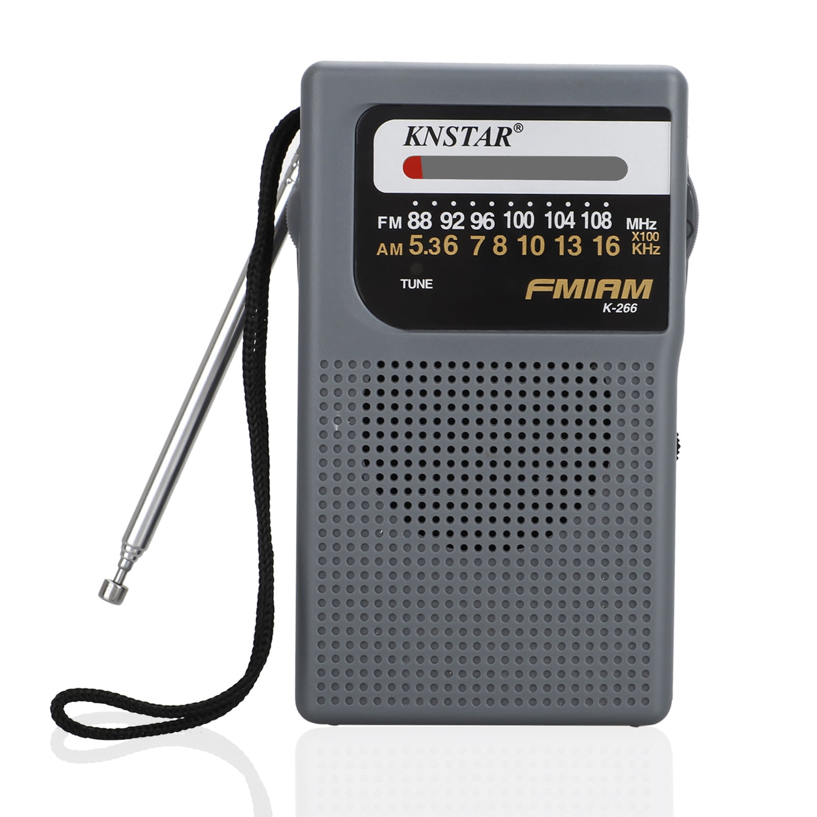 Personal AM/FM Pocket Radio Portable, Mini Digital Tuning Walkman Radio