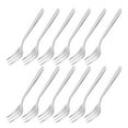 thumbnail image 4 of Fork, 12Pcs Silver Stainless Steel Cake Fork, For Kitchen Restaurant, 4 of 8