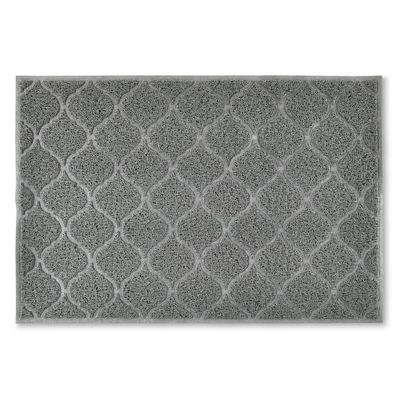 Vibrant Life Large Trapper Litter Mat, 35" x 23", Gray