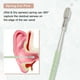 thumbnail image 5 of Limpiador de oídos seguro y efectivo Unique Bargains Kit de eliminación de cerumen de acero inoxidable verde 10 Pcs, 5 of 6