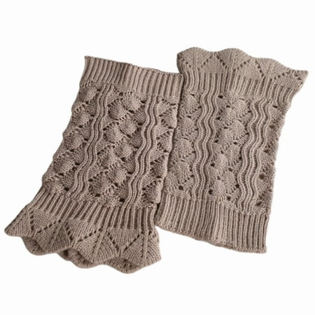 

VEAREAR Women Fashion Crochet Knitted Lace Trim Boot Cuffs Toppers Leg Warmers Socks