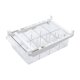 thumbnail image 3 of Organizador de cajones para refrigerador, soporte para estantes, contenedores de almacenamiento expandibles transparentes 8 rejillas, 3 of 9
