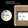 thumbnail image 4 of Floor Electrical Outlet Stainless Steel and PC Embedded Floor Socket AC250V for Office, 4 of 4