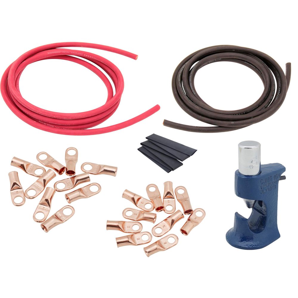 Speedway Battery Cable Crimper Kit, 2ga