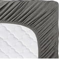 thumbnail image 6 of Full XL 100% Cotton Jersey Knit Sheet Set - Extra-Soft, Breathable & Hypoallergenic - 15" Deep Pockets, 54" x 80" - Ideal for Extra Long Full Beds - 4PC Full XL Sheet Set, 6 of 6
