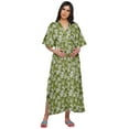thumbnail image 1 of Moomaya Robe Kaftan d'Été pour Femmes en Coton à Boutons, Manches Kimono, Maternité, 1 of 5