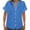 Dark Blue, variant on MIXUE Women Blouses Solid Color V Neck Stank Botton Down Short Sleeve Loose Fit Womens Summer Tops Holiday Wear,Green,S