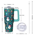 thumbnail image 2 of 30oz Christmas Ornaments Tumbler with Handle and Straw, Holiday Winter Coffee Cup, Festive Stainless Steel Insulated Mug, Xmas Day Gifts for Women, 2 of 5
