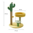 thumbnail image 2 of DOLITY Cactus Cat Sisal Climbing Frame Scratch Board Funny and Fashionable Cat Ball Toy, 2 of 4