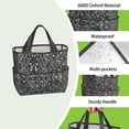 thumbnail image 4 of Garden Tool Bag,Pioneer Flower Floral Print Pattern Garden Tool Organizer,Garden Gifts,Waterproof Multi-Pocket Garden Tool Storage 11.8x5.5x11.4 Inch(Tools NOT Included), 4 of 6