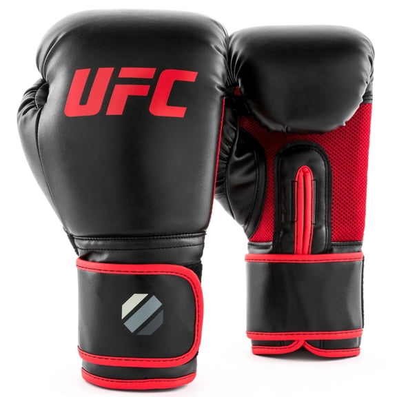 UFC Vanquish Training Gloves - 14oz, Black - MMA Boxing Training Gloves with Multi-Layer Foam Padding, 360 Strap, and Breathable VaporVent Mesh Palm - Recommended for Sparring, Heavy Bag Training, &