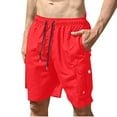 thumbnail image 2 of Teissuly Mens Casual Beach Work Casual Men Short Trouser Shorts Pants, 2 of 9